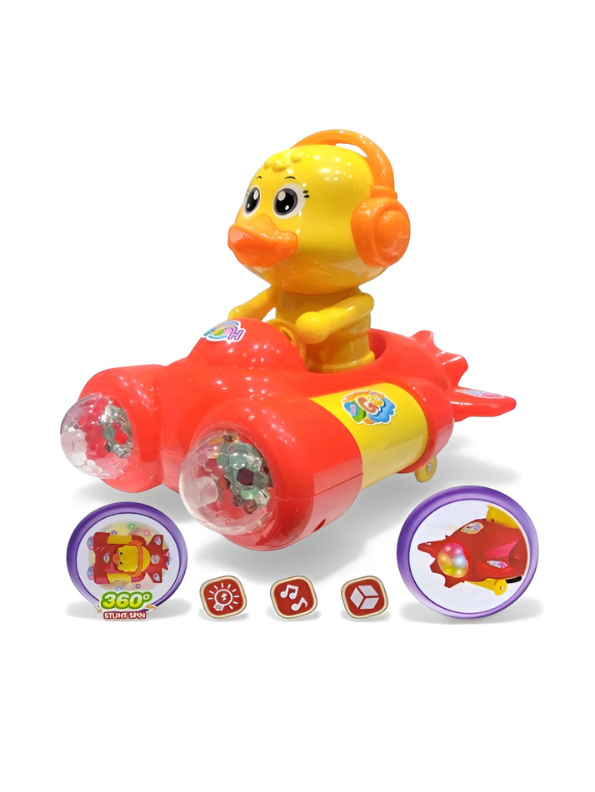 Musical Duck Toy Car with 360° Rotation TV4698.