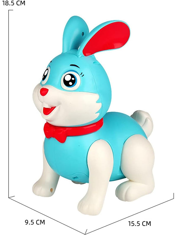 Singing Rabbi Toy Musical Rabbit Toy For Kids Light And Sound - Blue (L-5) – Toyloft