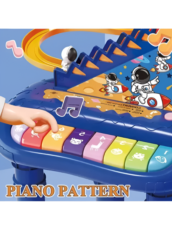 Musical Space Piano Toy with Climbing Car Feature TV4756.