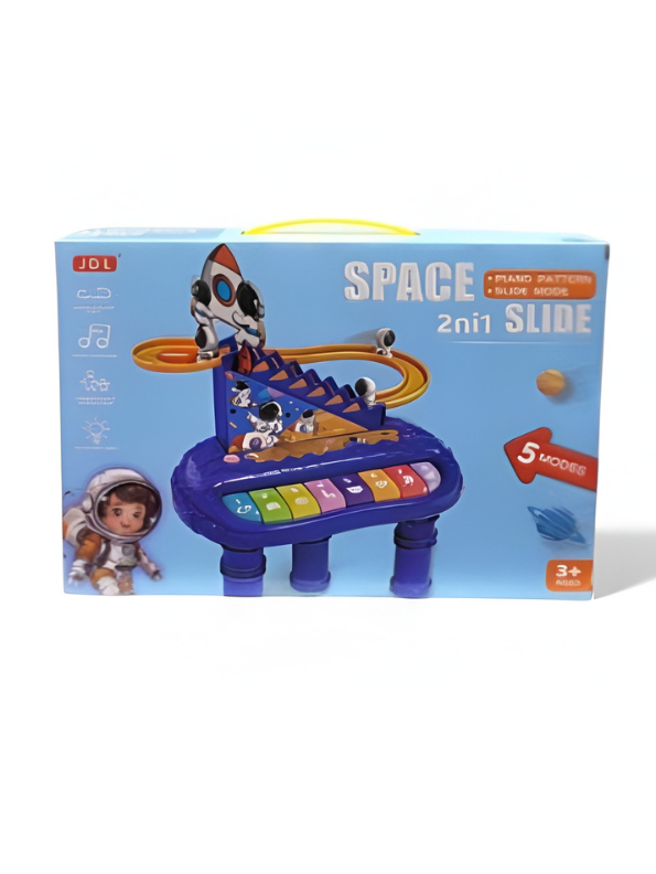 Musical Space Piano Toy with Climbing Car Feature TV4756.
