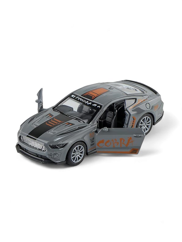 Mustang Model Pull Back Car - Grey (MS-M-24)