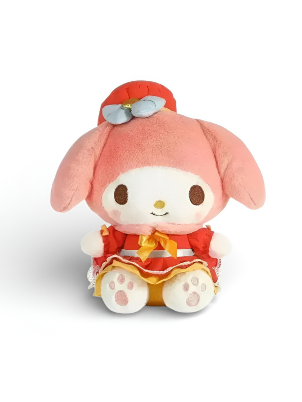 My Melody 30cm Red Lolita Plush Doll – Kawaii Princess Dress Stuffed Animal ST15977.