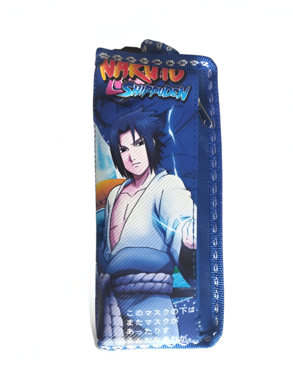 Naruto Shippuden Sasuke Uchiha Pencil Case – Anime Stationery Pouch.
