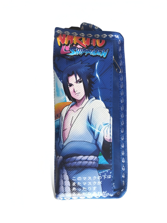 Naruto Shippuden Sasuke Uchiha Pencil Case – Anime Stationery Pouch.