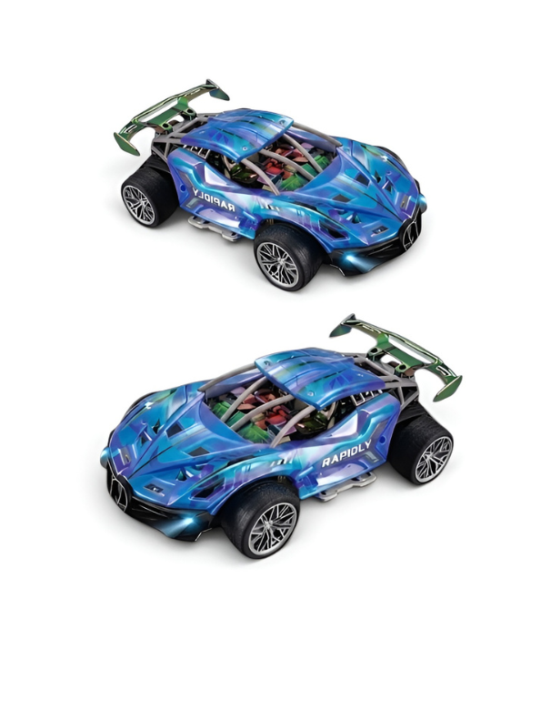 Nebula Racer High-Speed RC Racing Buggy – Blue Off-Road Remote Control Stunt Car LMI16917