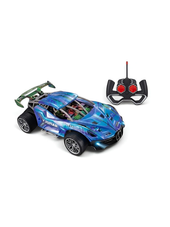 Nebula Racer High-Speed RC Racing Buggy – Blue Off-Road Remote Control Stunt Car LMI16917