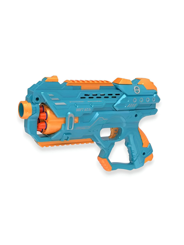 Nerf Style Toy Gun – Soft Bullet Blaster Toy for Kids | Safe Outdoor Shooting Game LMI15341.