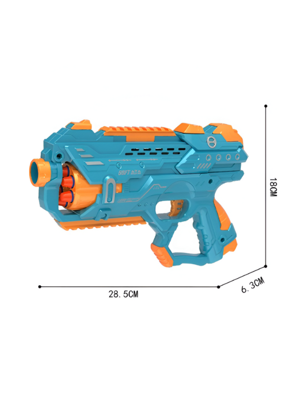 Nerf Style Toy Gun – Soft Bullet Blaster Toy for Kids | Safe Outdoor Shooting Game LMI15341.