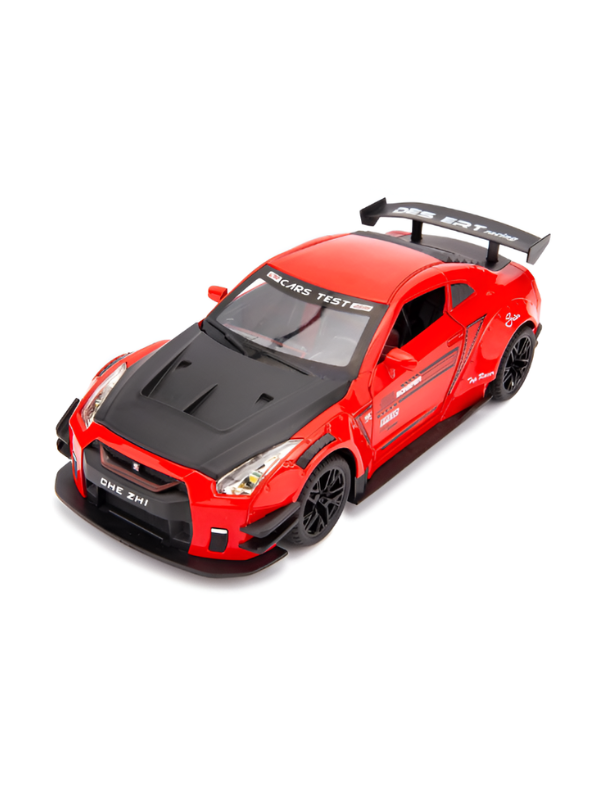 Nissan GT-R R35 Diecast Model Car 1:24 Scale with Smoke Effect LMI16818.