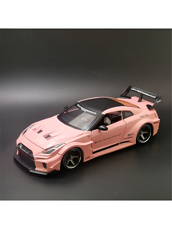 Nissan GTR CSR2 Model 1:24 Scale Diecast Car - Pink Metal Collectible | TV-O-24