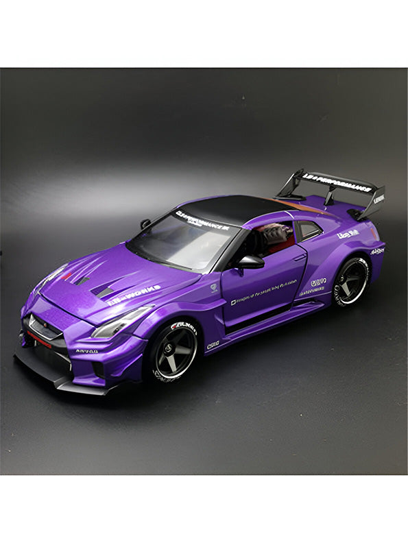 Nissan GTR CSR2 Model 1:24 Scale Diecast Car - Purple Metal Collectible | TV-O-24