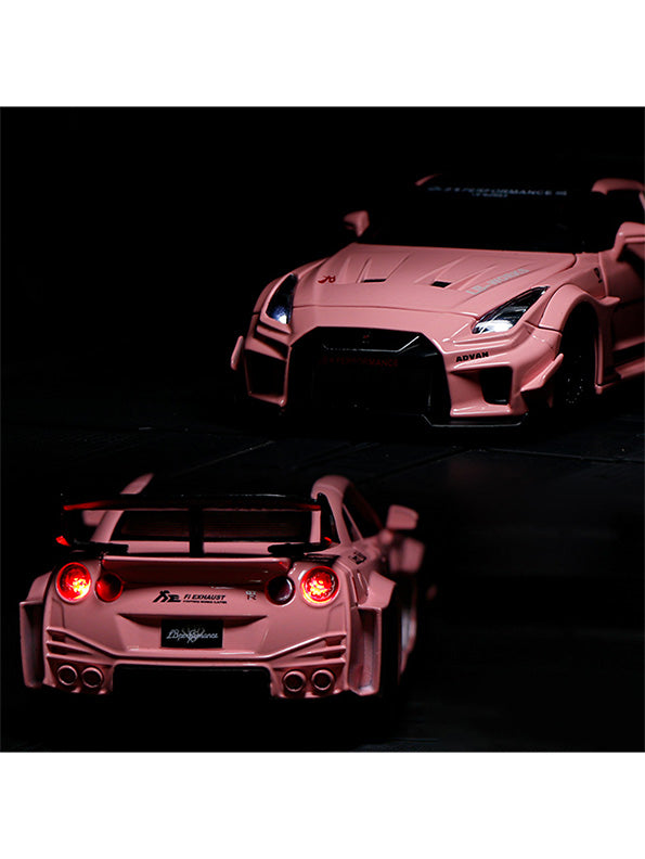 Nissan GTR CSR2 Model 1:24 Scale Diecast Car - Pink Metal Collectible | TV-O-24