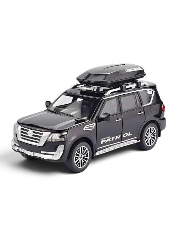 Nissan Patrol Diecast Model Car 1:32 Scale Alloy Metal Toy Car with Opening Doors for Collectors TV5652