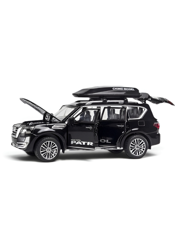 Nissan Patrol Diecast Model Car 1:32 Scale Alloy Metal Toy Car with Opening Doors for Collectors TV5652