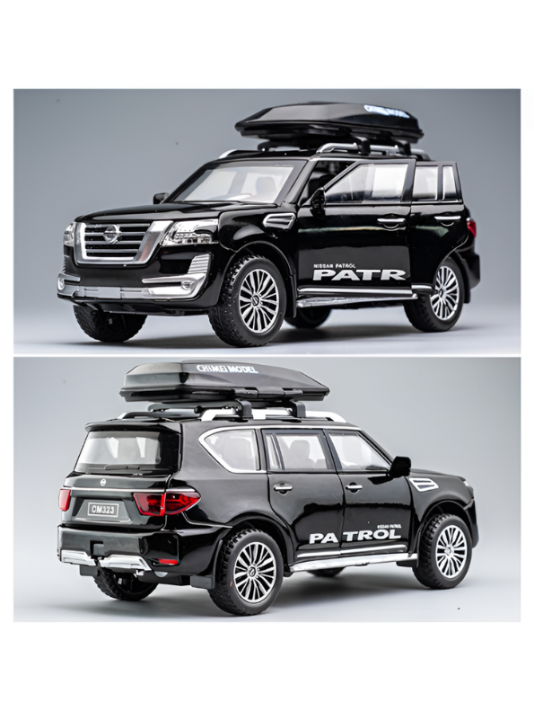 Nissan Patrol Diecast Model Car 1:32 Scale Alloy Metal Toy Car with Opening Doors for Collectors TV5652