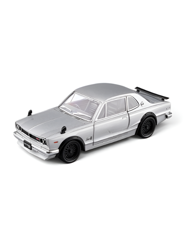 Nissan Skyline GT-R 2000 Hakosuka Diecast Model Car 1:22 Scale – Matte  Alloy Vintage Classic Muscle Car MD601