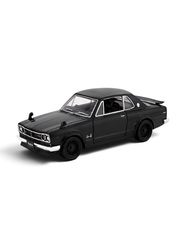 Nissan Skyline GT-R 2000 Hakosuka Diecast Model Car 1:22 Scale – Matte  Alloy Vintage Classic Muscle Car MD601