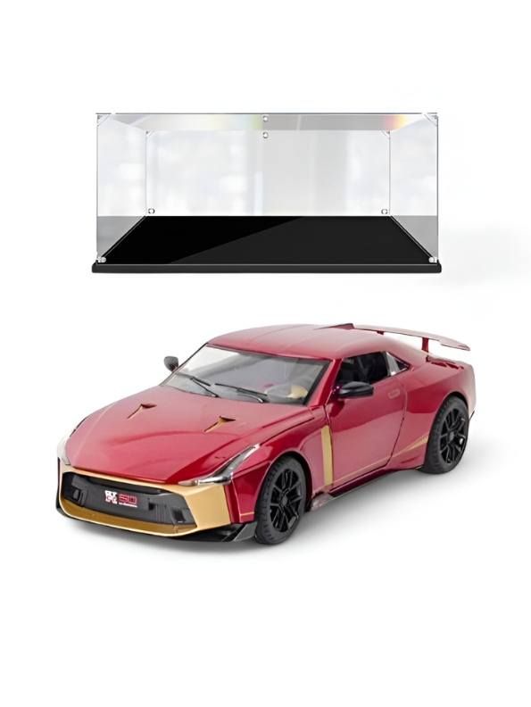 Nissan GT-R50 by Italdesign 1:24 Scale Diecast Model Car - Acrylic Transparent Box TV6739.