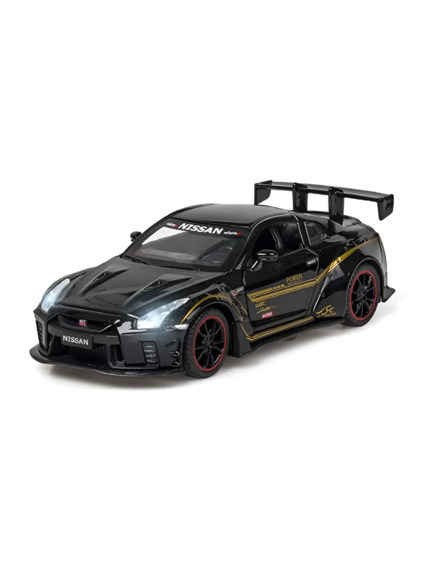 Nissan GT-R R35 Diecast Model Car 1:24 Scale with Smoke Effect LMI16818.