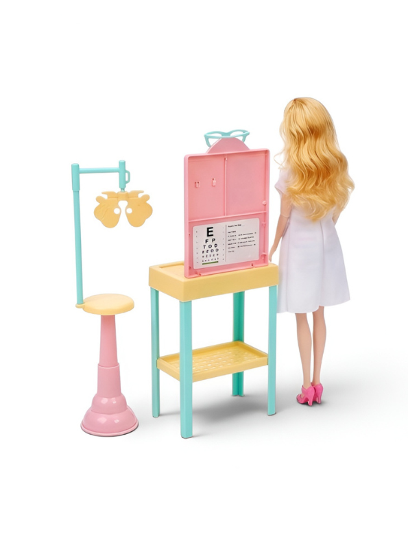 Nurse Doll Eye Doctor Playset – LMI13931.