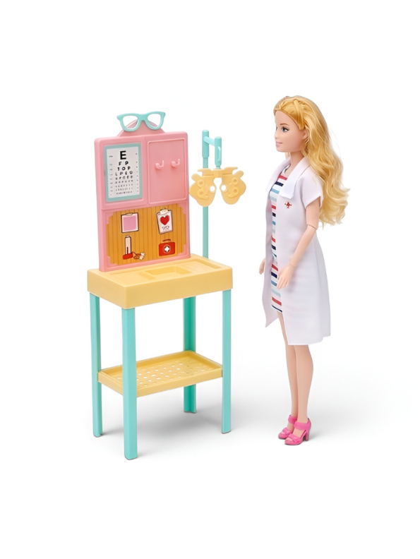 Nurse Doll Eye Doctor Playset – LMI13931.