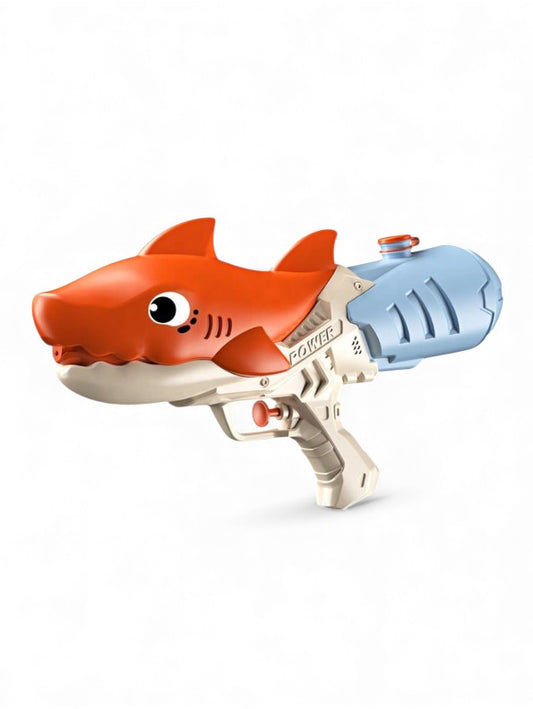 OceanStrike – Shark Water Gun | High-Pressure Holi Pichkari with Comfortable Grip Orange LMI11834.