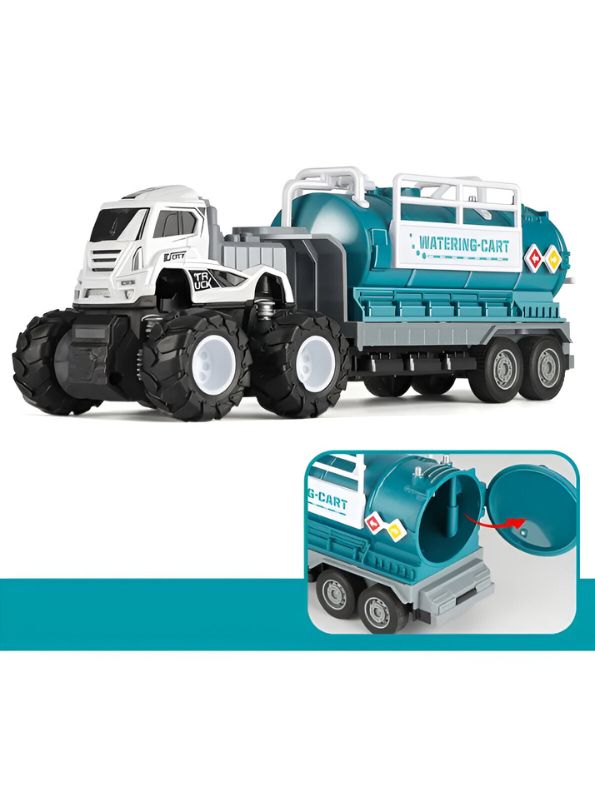 Oil Tanker Truck Toy - Realistic Model for Collectors & Kids LMI13221.
