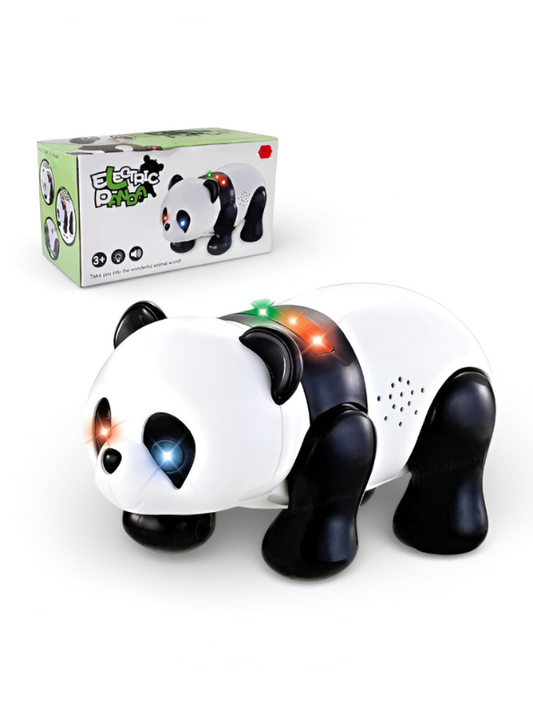 Electric Walking Panda Toy for Kids – Interactive Robot Pet with LED Eyes, Music & Sounds – Battery Operated Educational Animal Toy for Boys & Girls 3+ LMI10577