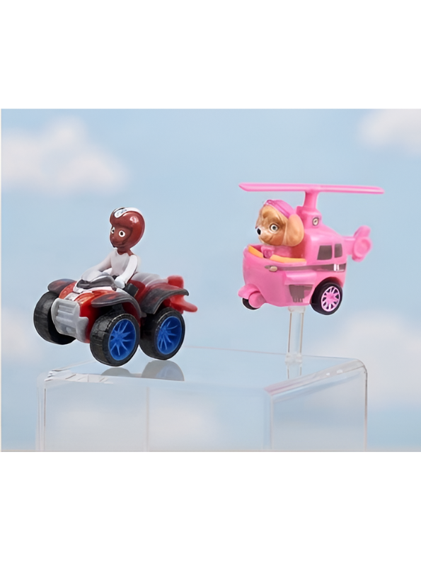 PAW Patrol Mini Vehicle Toy Set - 9 Pcs Rescue Dog Action Figures MD663