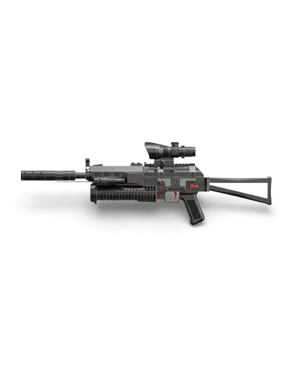 PP-19 Bison Toy Submachine Gun with Tactical Scope & Laser Sight NX16427.