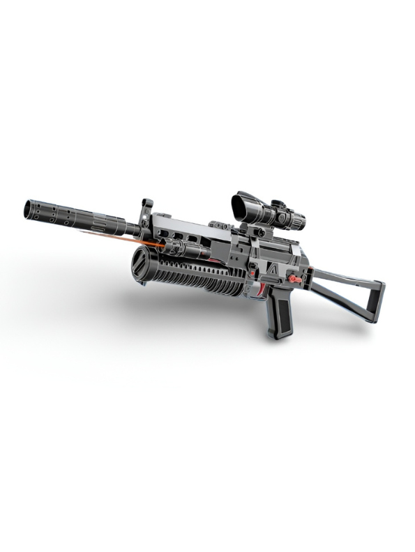 PP-19 Bison Toy Submachine Gun with Tactical Scope & Laser Sight NX16427.