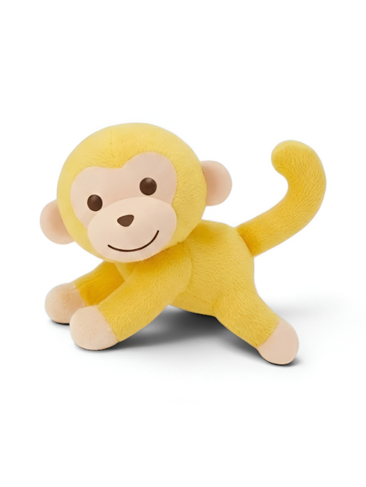 Cute Yellow Monkey Plush Toy – 7-Inch Soft Stuffed Animal for Kids & Toddlers ST11917