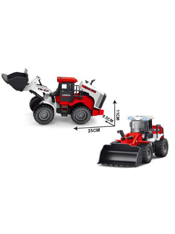 Pack Of 2 Inertial Engineering Loader Truck Toy 1:43 Scale | Construction Vehicle MD724
