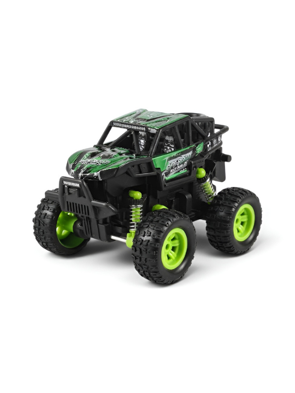Pack Of 3 Mini 4x4 Off-Road Rock Crawler Monster Truck Toy Car | Pull-Back Friction Vehicle | Durable Off-Road Jeep Toy for Kids LMI15800