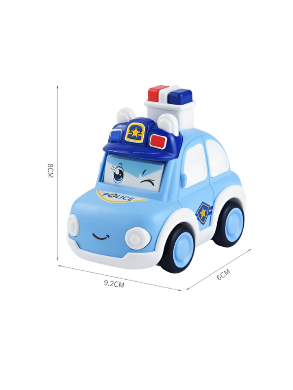 Pack of 2 Press and Go Cartoon Toy Cars MD596.