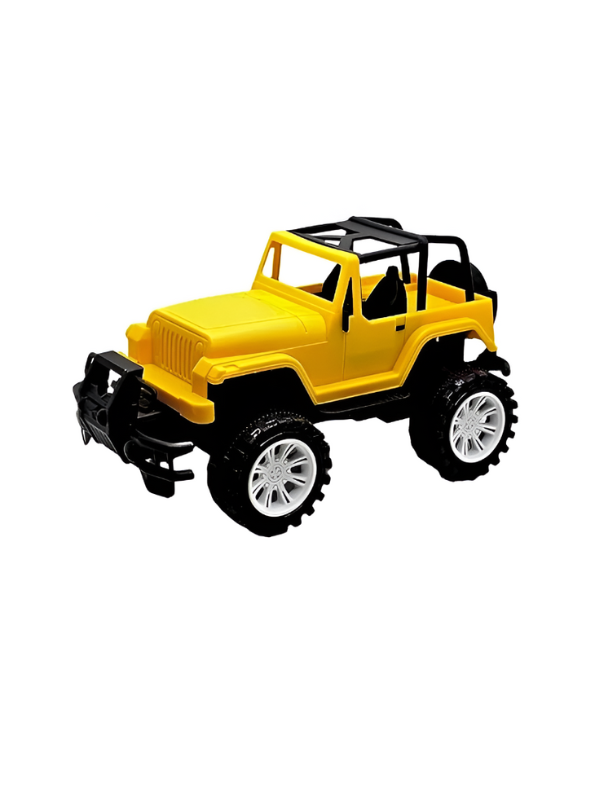 Pack of 3 Friction Powered Monster Truck | Colorful Off-Road Jeep Play Vehicles with Big Wheels LMI9232.