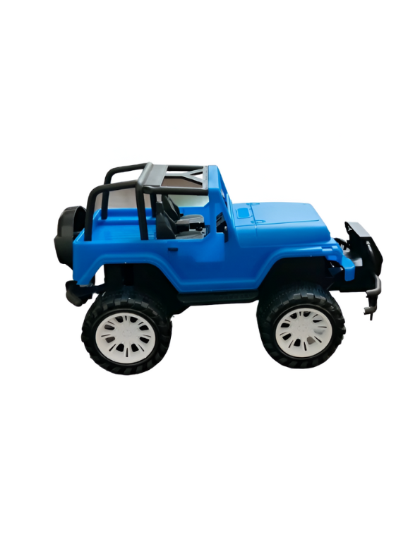 Pack of 3 Friction Powered Monster Truck | Colorful Off-Road Jeep Play Vehicles with Big Wheels LMI9232.