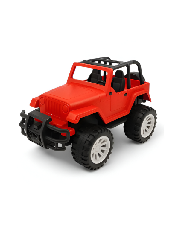 Pack of 3 Friction Powered Monster Truck | Colorful Off-Road Jeep Play Vehicles with Big Wheels LMI9232.