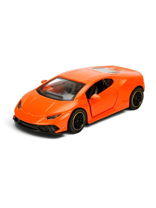 Pack of 4 Die-Cast Metal Supercar Models - 1:43 Scale Pull Back Toy Cars LMI11356.