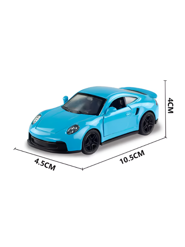Pack of 4 Die-Cast Metal Supercar Models - 1:43 Scale Pull Back Toy Cars LMI11356.