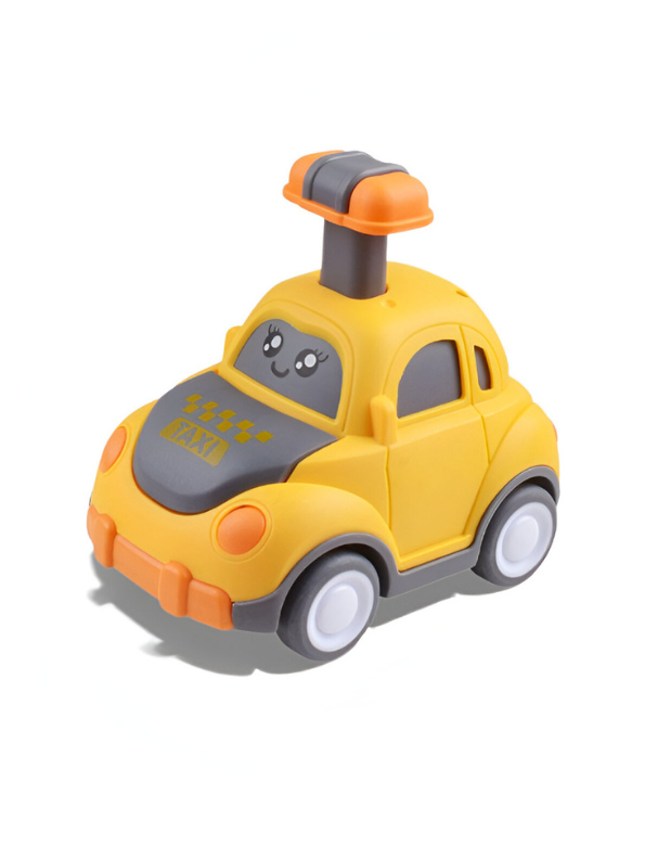 Pack of 4 Emergency Vehicles Toy Set – Ambulance, Fire Engine, Taxi & Police Car for Kids LMI12912.