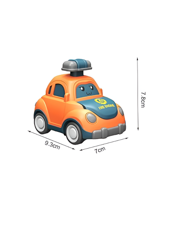 Pack of 4 Emergency Vehicles Toy Set – Ambulance, Fire Engine, Taxi & Police Car for Kids LMI12912.