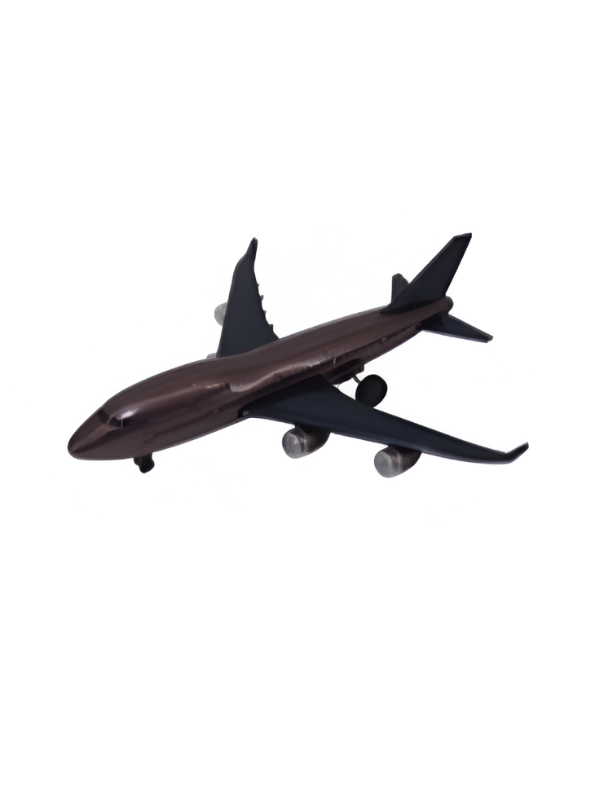 Pack of 4 Mini Airplane Toys – Pull-Back Commercial Jet Toy Set LMI15321.