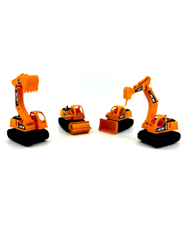 Pack of 4 Mini Construction Toy Vehicles Set LMI10728.
