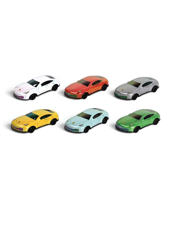 Pack of 6 Sports Car Toy Set MD78.