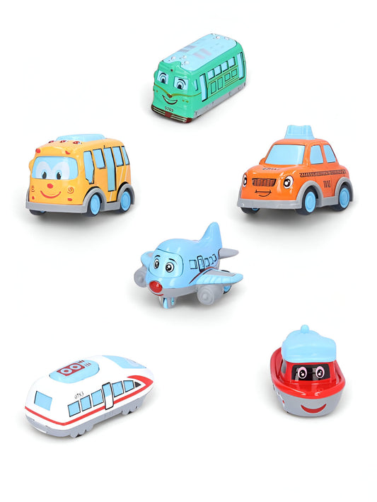 Pack Of 6 Unbreakable A Metal Car Team For Kids - (MD-N-24)