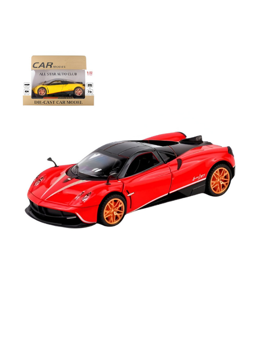 Pagani Huayra Dinastia Diecast Car Model Scale 1:32 – Luxury Hypercar Collectible Replica Red LMI15665.