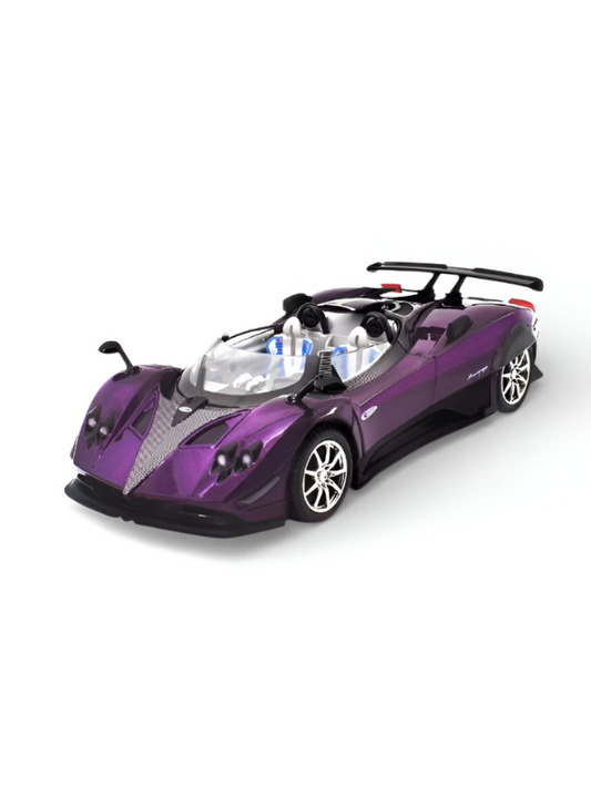 Pagani Zonda HP Diecast Car – High-Quality Scale Model Collectible Car Scale 1:24 Purple LMI16328.