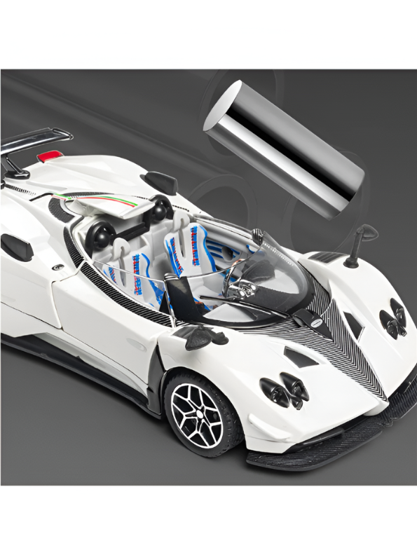 Pagani Zonda HP Diecast Car – High-Quality Scale Model Collectible Car Scale 1:24 White LMI16328.
