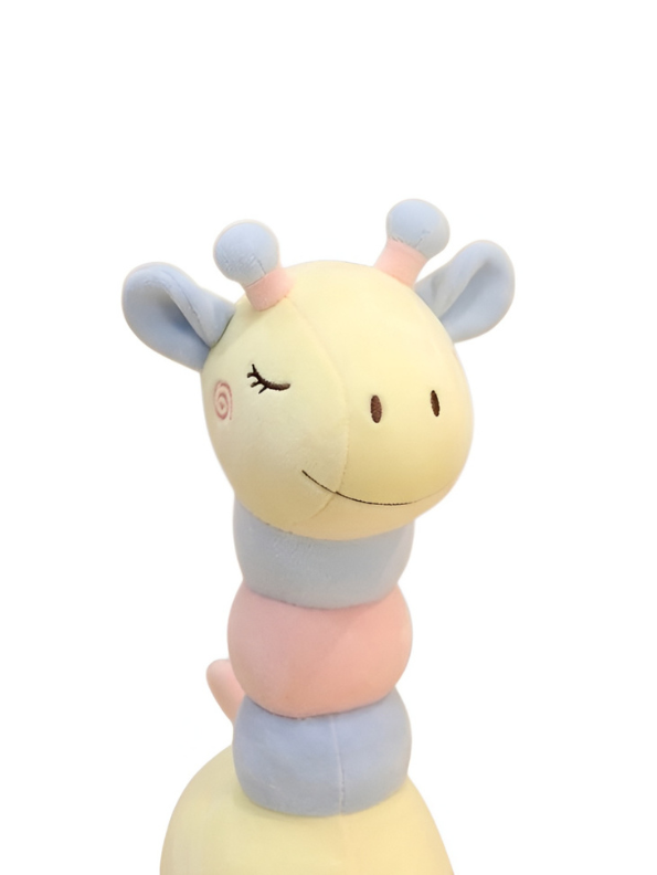 Pastel Giraffe Plush Toy – Soft Long Neck Stuffed Giraffe Doll Yellow ST9078.